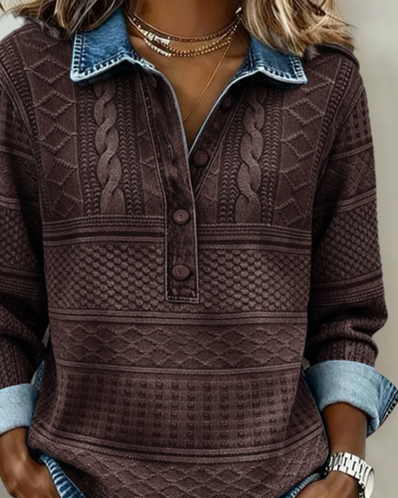 Gwen - Relaxed Half-Breasted Jumper