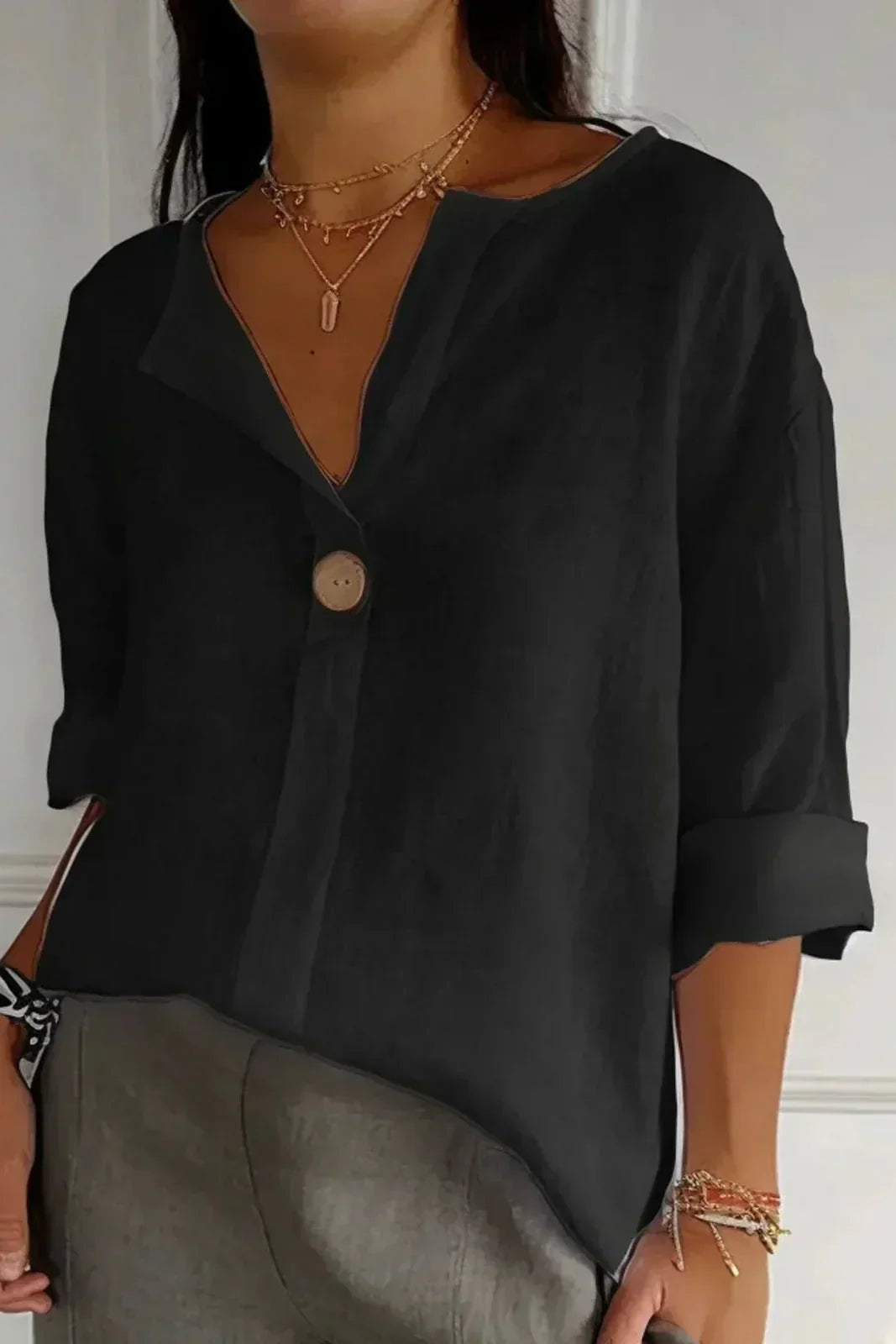Zamma | Relaxed Linen Top