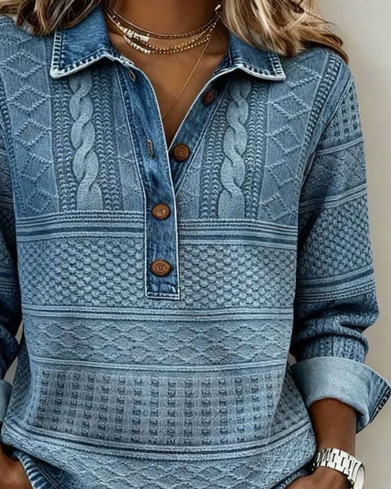 Gwen - Relaxed Half-Breasted Jumper