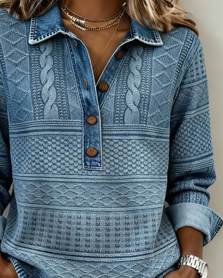 Gwen - Relaxed Half-Breasted Jumper