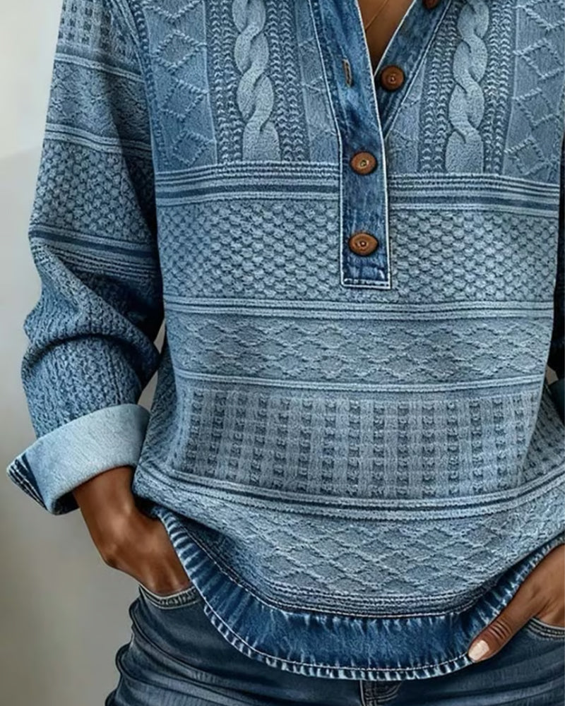 Gwen - Relaxed Half-Breasted Jumper