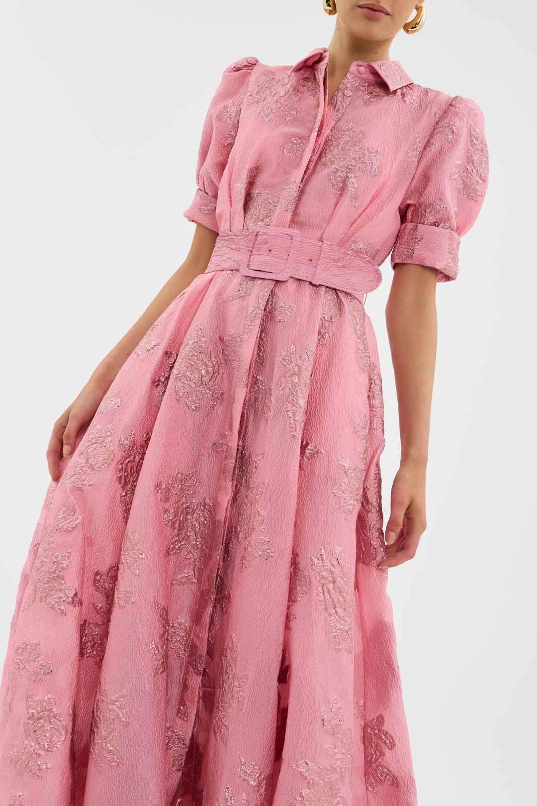 Olivia™ | Dress with Short Puffed Sleeves