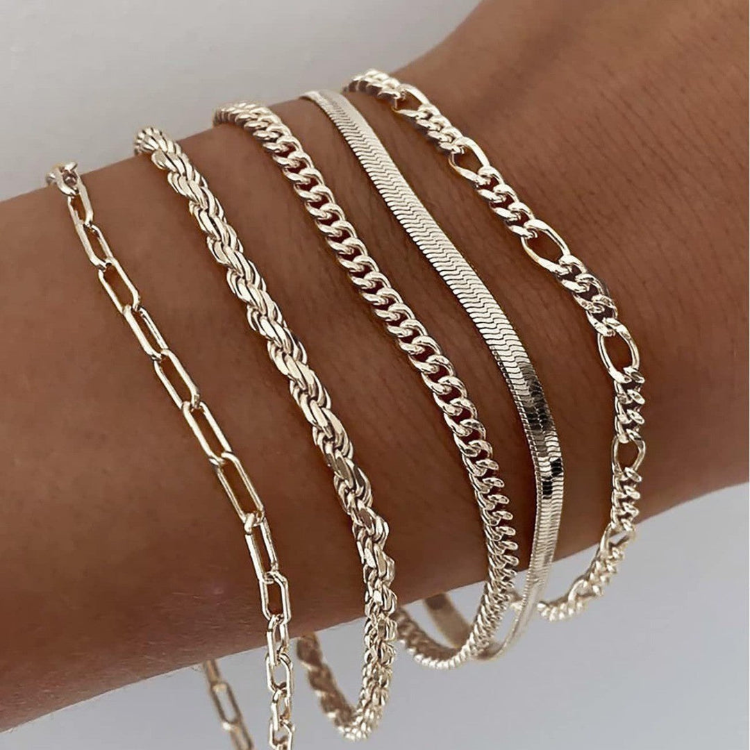 Ellis Renner Gold Bracelet Set