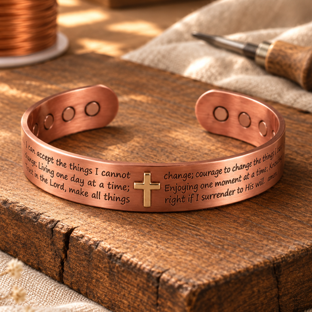 Margot copper cuff bracelet