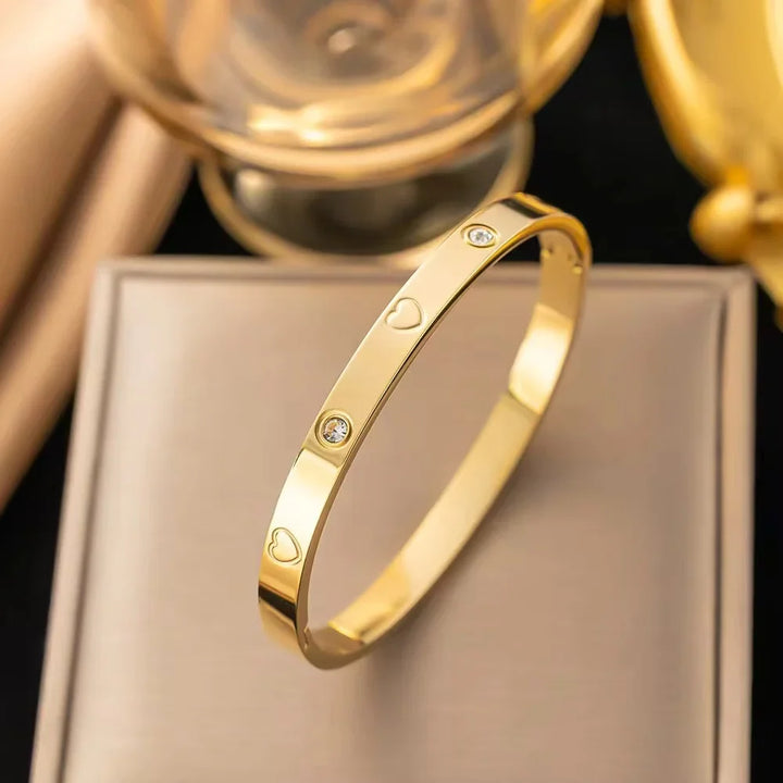 Elegant Crystal Bangles