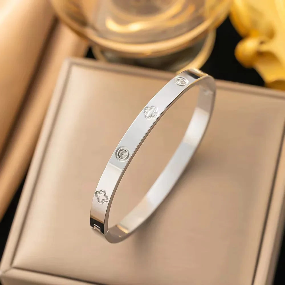 Elegant Crystal Bangles