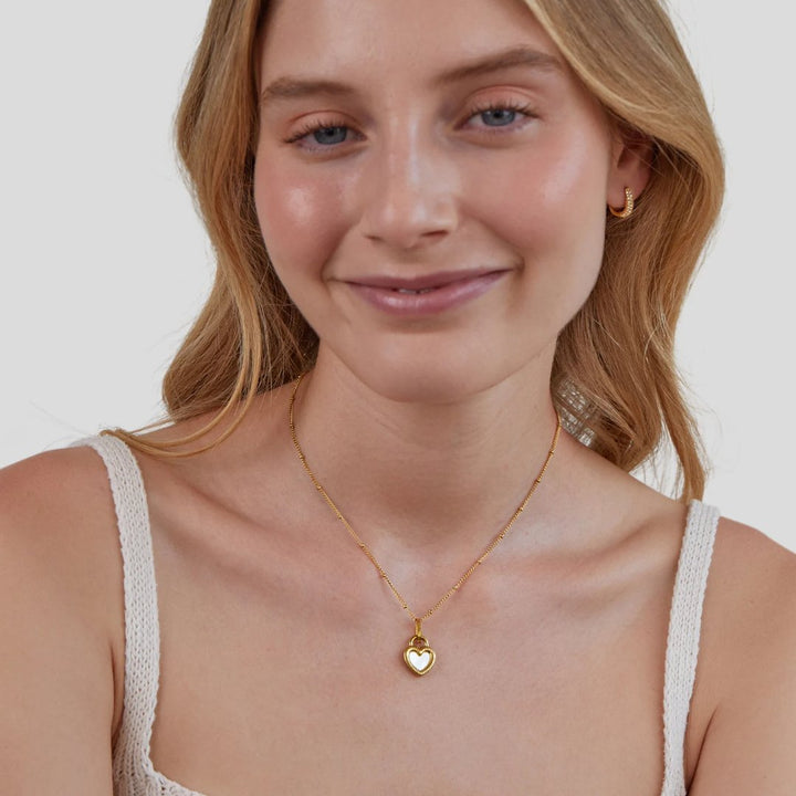 Reversible Heart Necklace