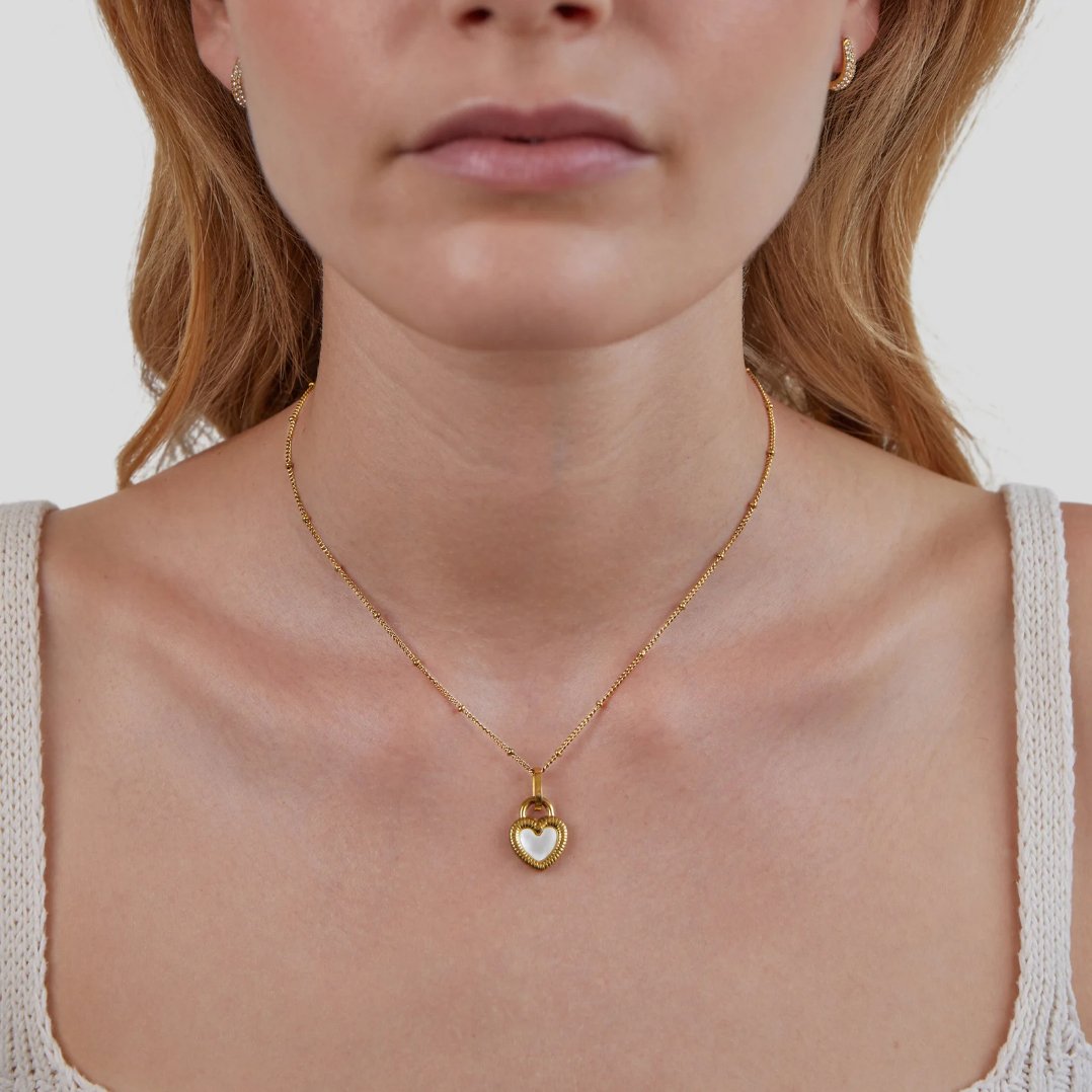 Reversible Heart Necklace